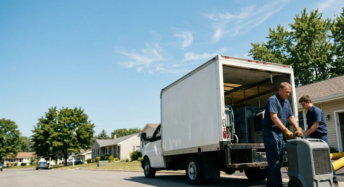 Water Damage Cleanup in East Fultonham, OH near me